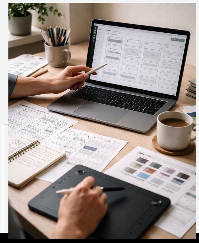 Профессиональный UX UI дизайн интерфейсов и прототипов в Каменке