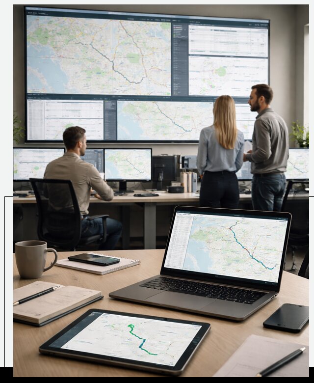 Трекинг грузов и Fleet Management, мониторинг автопарка в Каменке