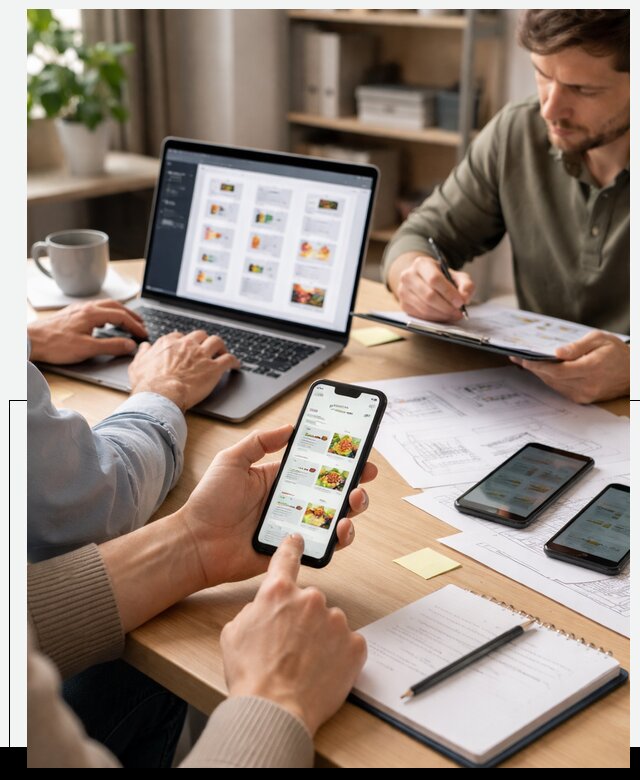 Разработка мобильного приложения торговой сети в Каменке