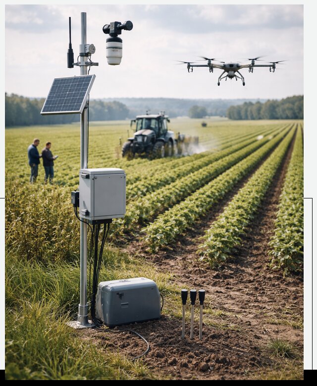 Разработка IoT мониторинга полей в Каменке от 8598 р. | АвикейКам